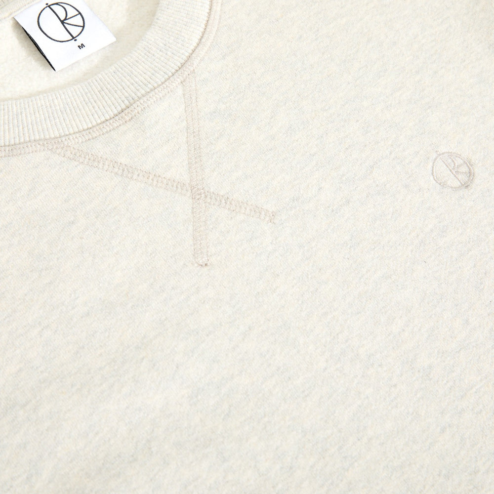 Polar Skate Co. - Frankie Crewneck Sweatshirt - Ivory Grey Melange