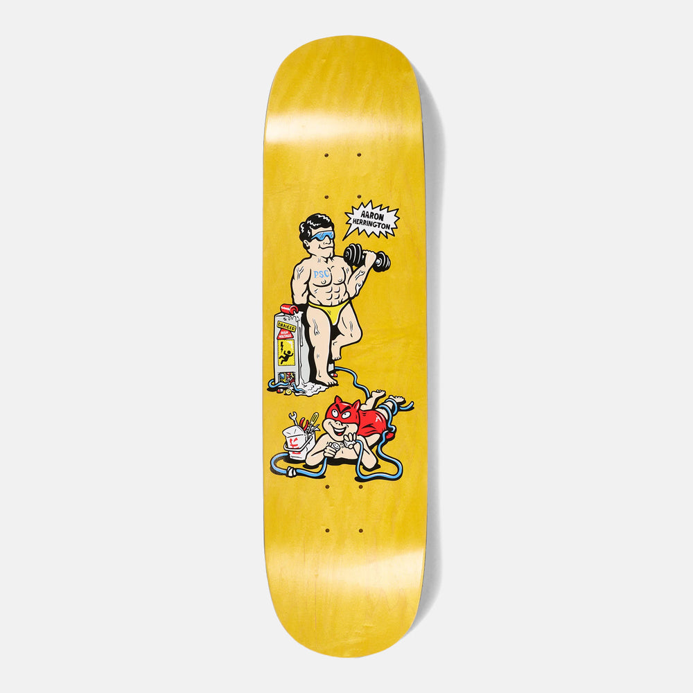 Polar Skate Co. - 8.5" Aaron Herrington Pumping Iron Skateboard Deck