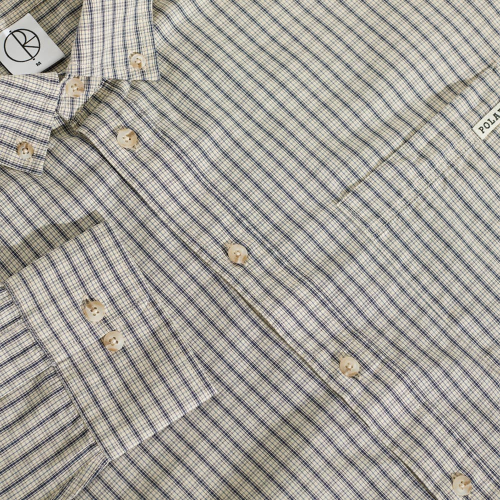 Polar Skate Co. - Ben Longsleeve Shirt - Ivory Check