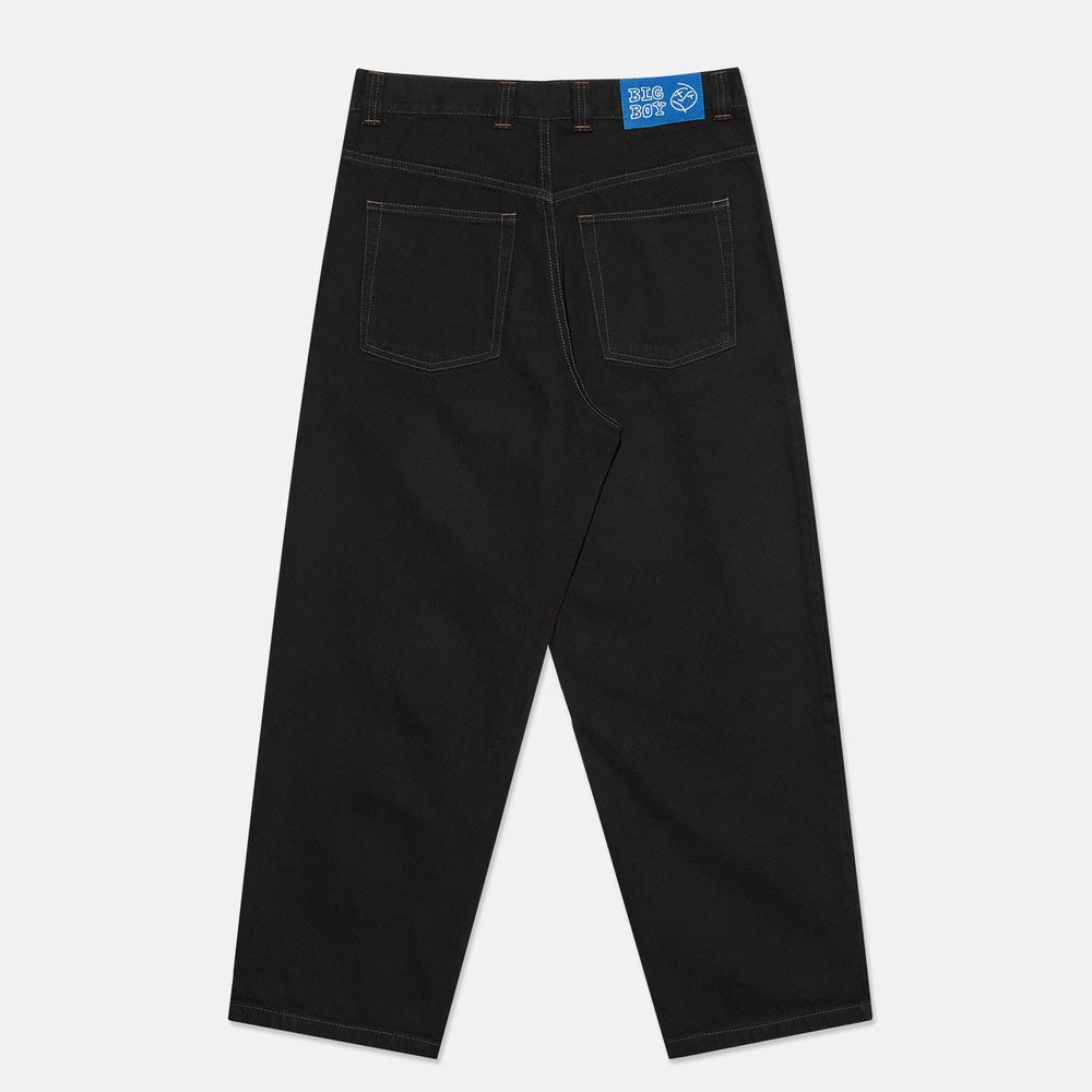 Polar Skate Co. - Big Boy Denim Pants - Black / Blue Stitching