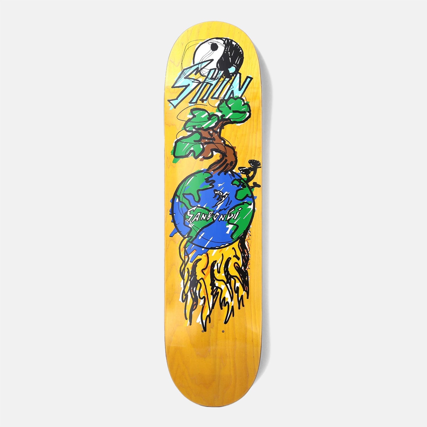 Polar Skate Co. - 7.875" Shin Sanbongi Bonzai Ride Skateboard Deck - Various Stains