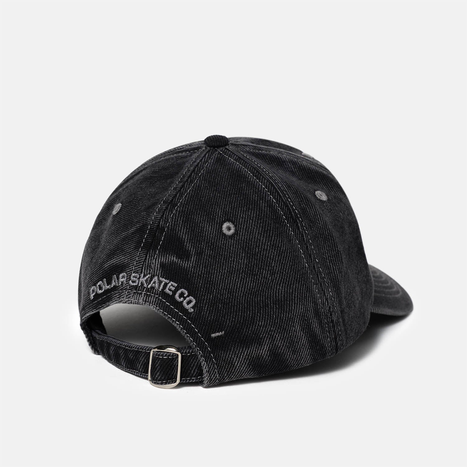 Polar Skate Co. - Sai Denim Cap - Silver Black
