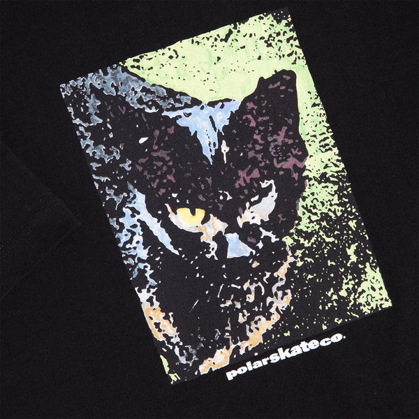 Polar Skate Co. - Cat T-Shirt - Black