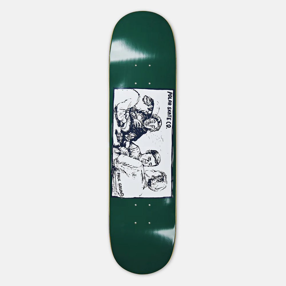 Polar Skate Co. - 8.375" Paul Grund Cold Streak Skateboard Deck - Dark Green