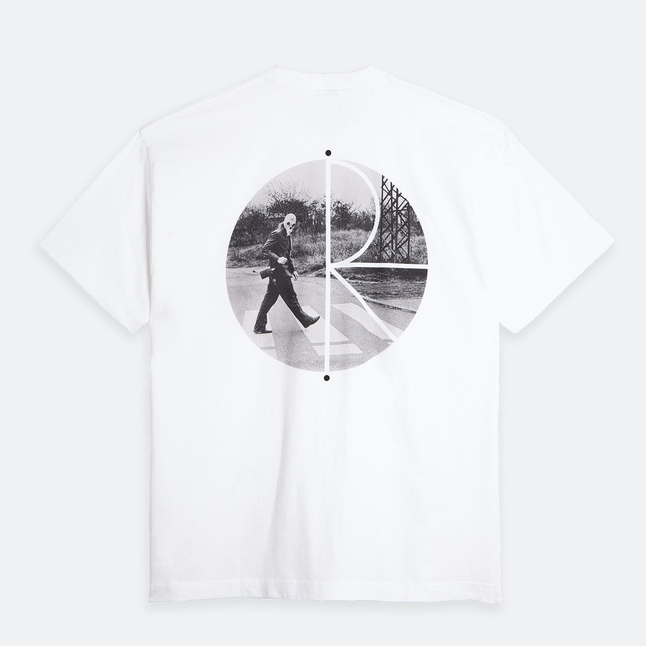 Polar Skate Co. - Fill Logo Klez Crossing T-Shirt - White