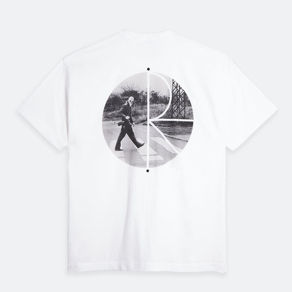 Polar Skate Co. - Fill Logo Klez Crossing T-Shirt - White
