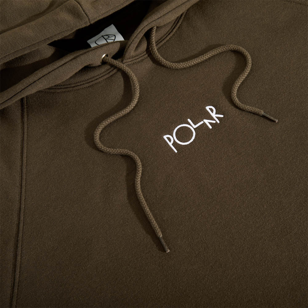 Polar Skate Co. - Default Pullover Hooded Sweatshirt - Brown