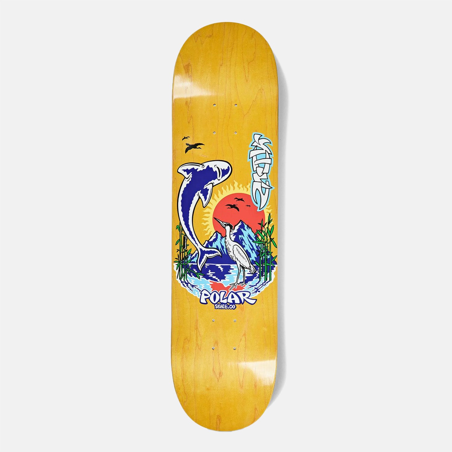 Polar Skate Co. - 8.25" Shin Sanbongi Mt. Fuji Skateboard Deck - Various Stains