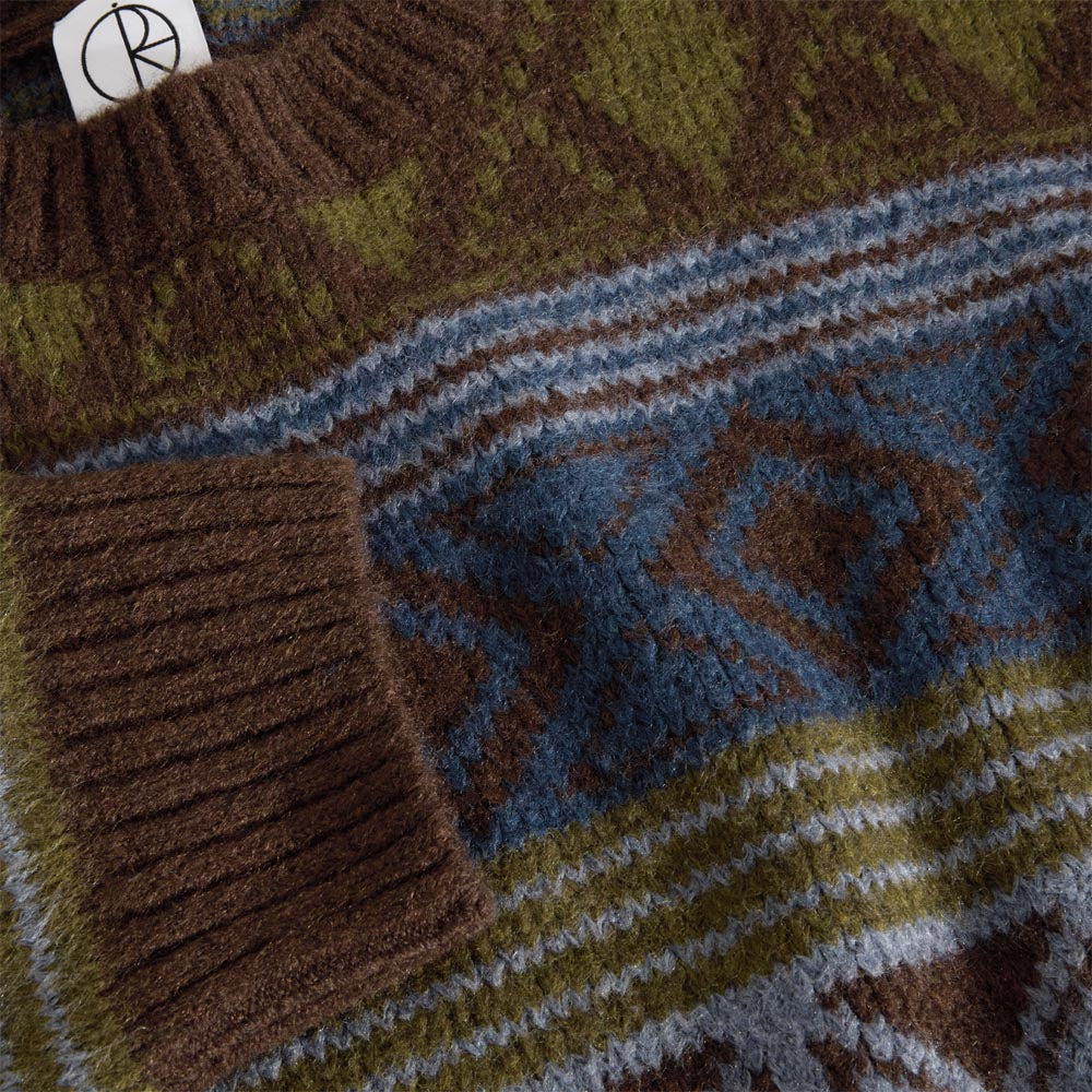 Polar Skate Co. - George Knitted Jumper - Blue Green Mix