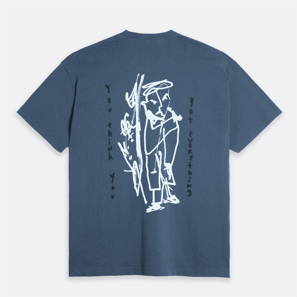 Polar Skate Co. - Got Everything T-Shirt - Grey Blue