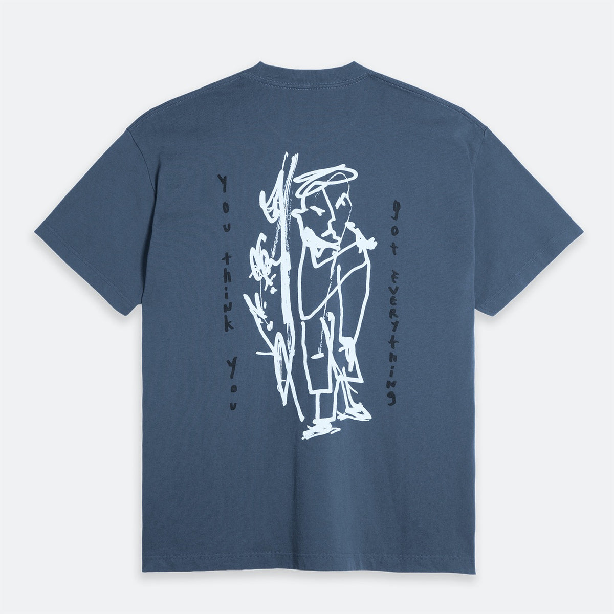 Polar Skate Co. - Got Everything T-Shirt - Grey Blue
