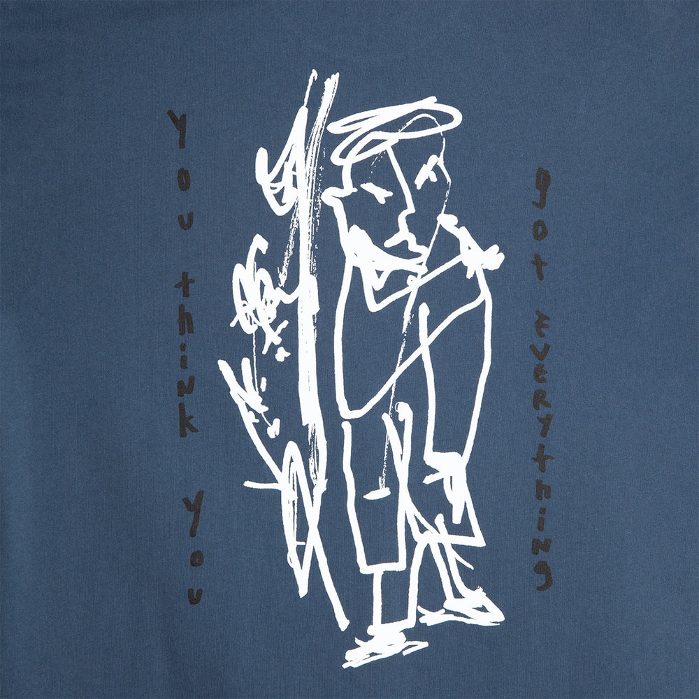 Polar Skate Co. - Got Everything T-Shirt - Grey Blue