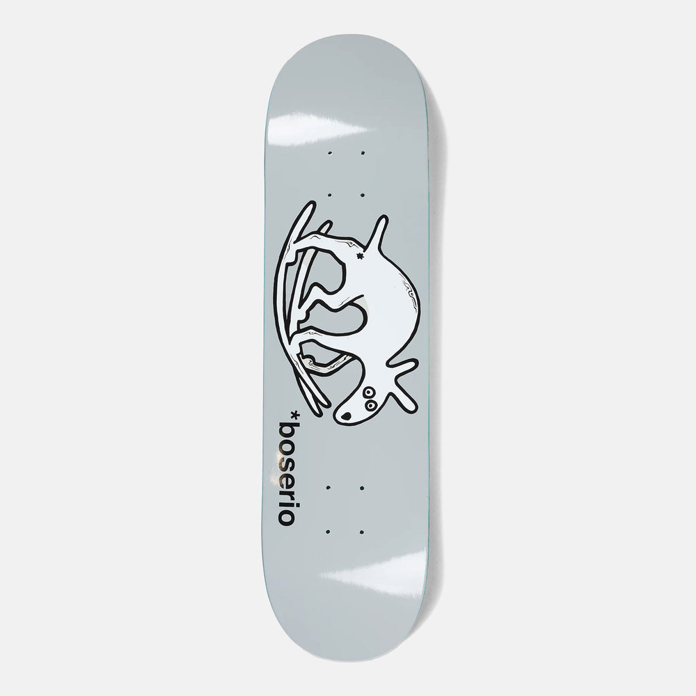 Polar Skate Co. - 8.625" Nick Boserio Useless Wooden Dog Skateboard Deck - Grey
