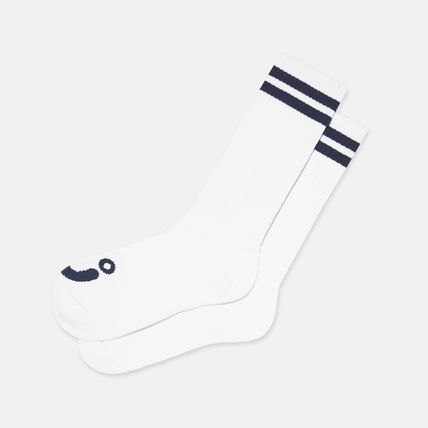 Polar Skate Co. - Happy Sad Long Socks - White / Navy
