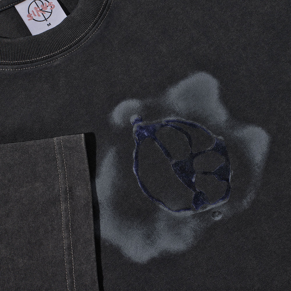 Polar Skate Co. - Metal Logo T-Shirt - Silver Black