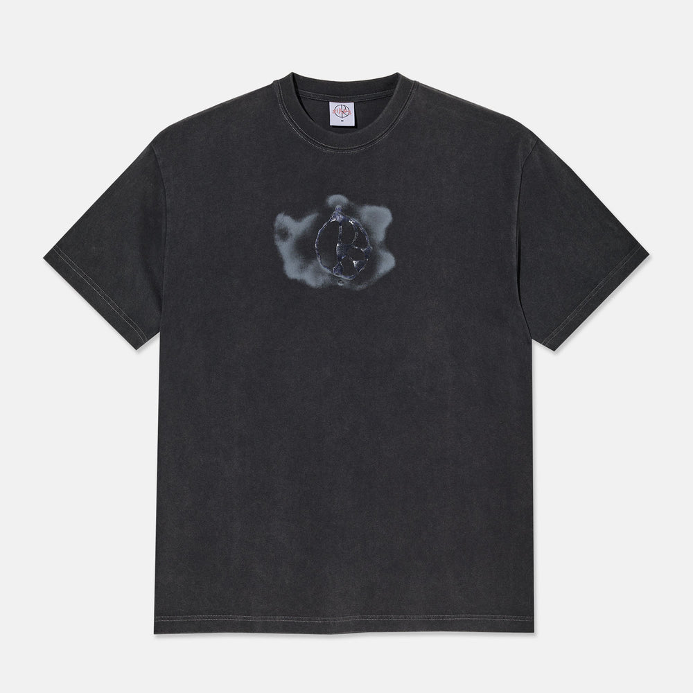 Polar Skate Co. - Metal Logo T-Shirt - Silver Black