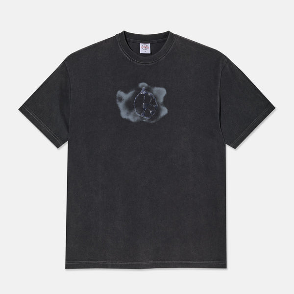 Polar Skate Co. - Metal Logo T-Shirt - Silver Black