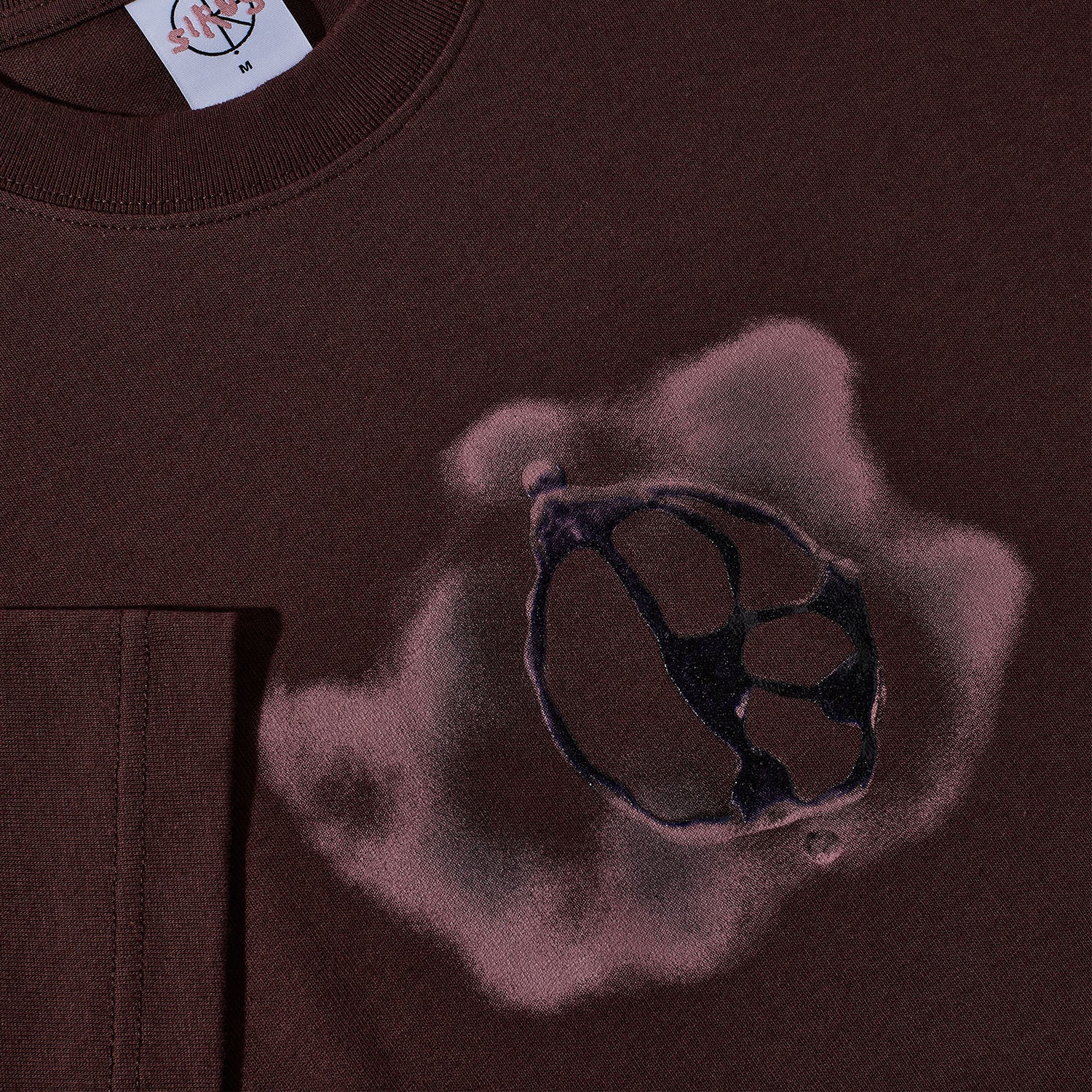 Polar Skate Co. - Metal Logo T-Shirt - Washed Bordeaux