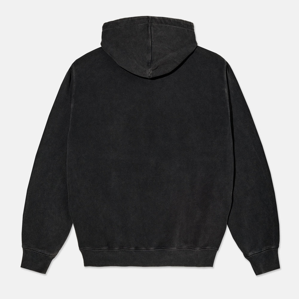 Polar Skate Co. - Metal Logo Pullover Hooded Sweatshirt - Silver Black
