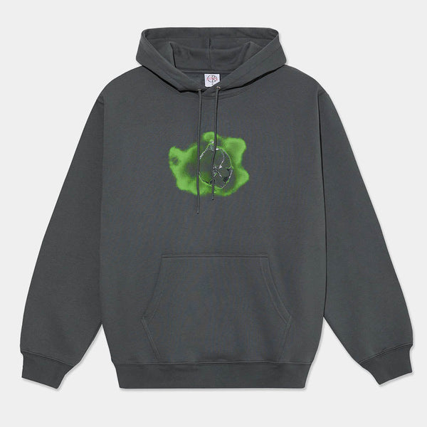 Polar Skate Co. - Metal Logo Dave Pullover Hooded Sweatshirt - Graphite