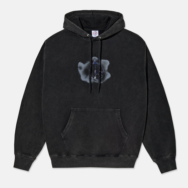 Polar Skate Co. - Metal Logo Pullover Hooded Sweatshirt - Silver Black