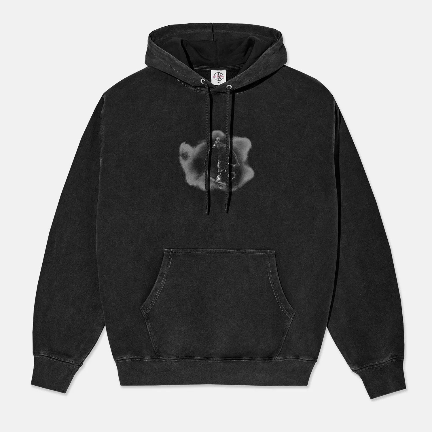 Polar Skate Co. - Metal Logo Pullover Hooded Sweatshirt - Silver Black