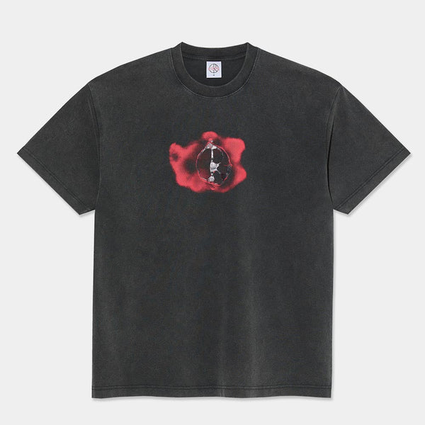 Polar Skate Co. - Metal Logo T-Shirt - Silver Black