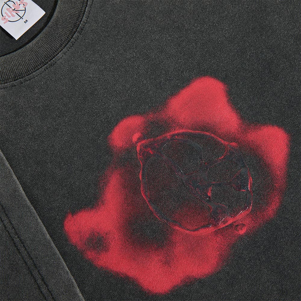 Polar Skate Co. - Metal Logo T-Shirt - Silver Black