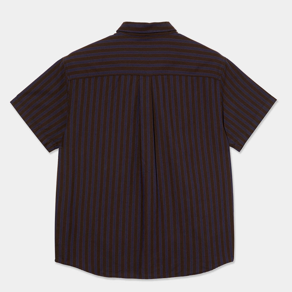 Polar Skate Co. - Mitchell Short Sleeve Shirt - Purple / Chocolate