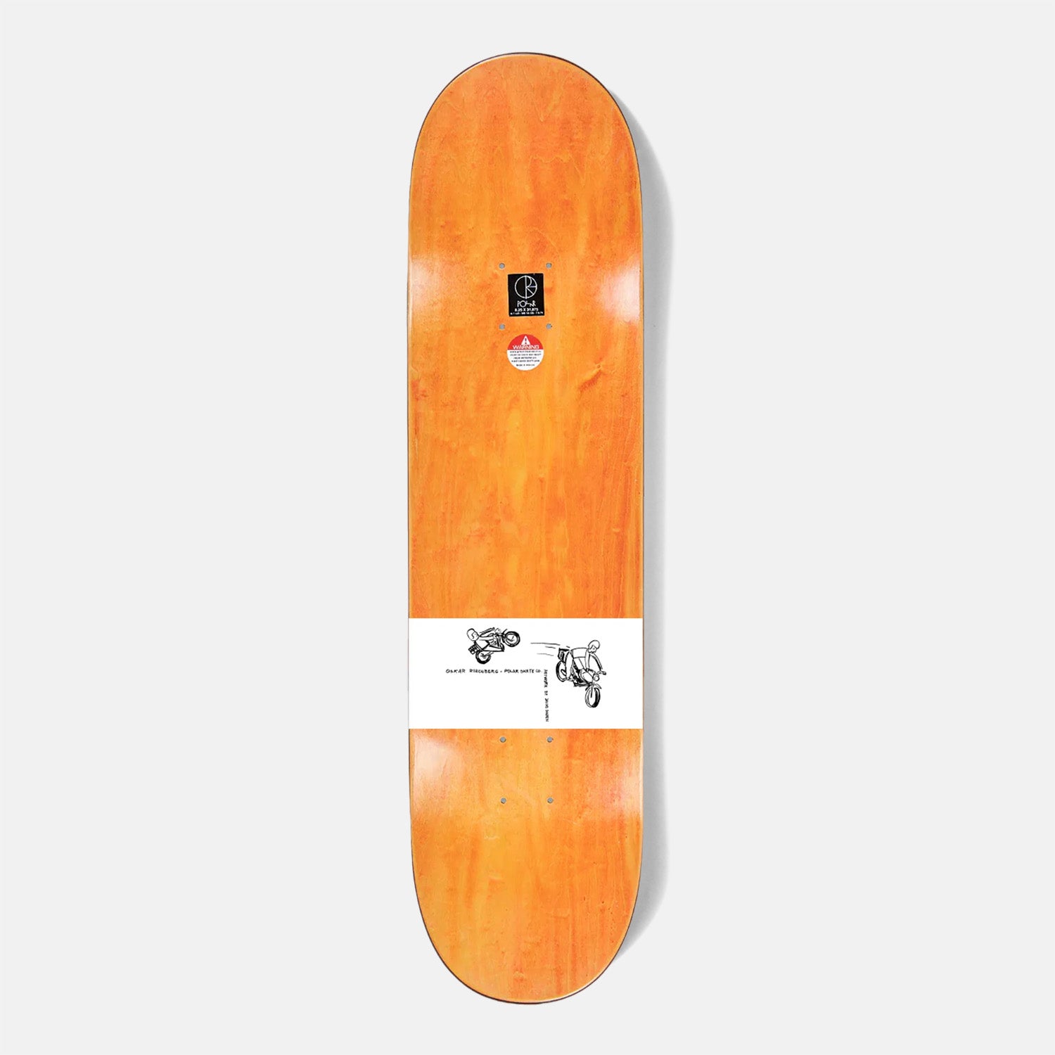 Polar Skate Co. - 8.0" Dane Brady Painter Skateboard Deck - Red
