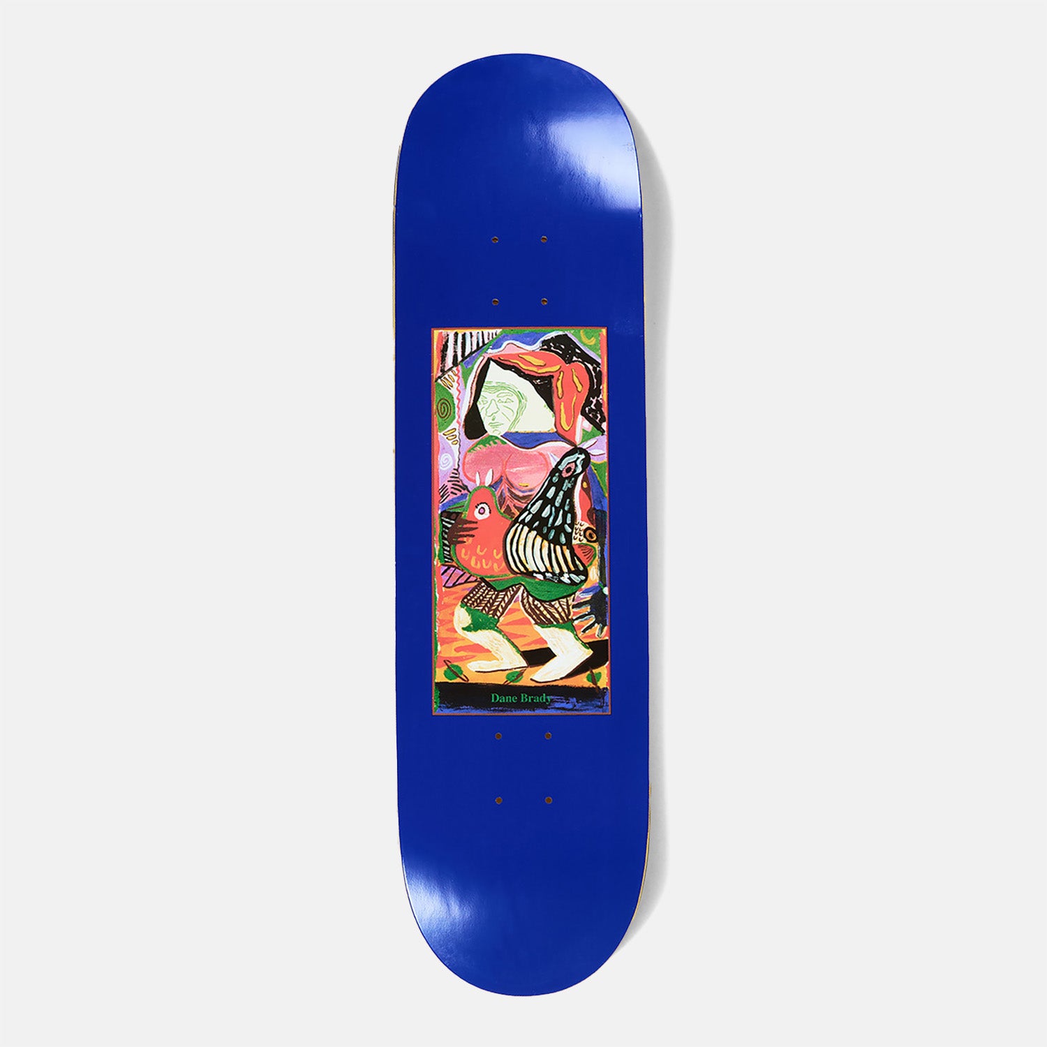 Polar Skate Co. - 8.5" Dane Brady Pigeons Skateboard Deck - Purple