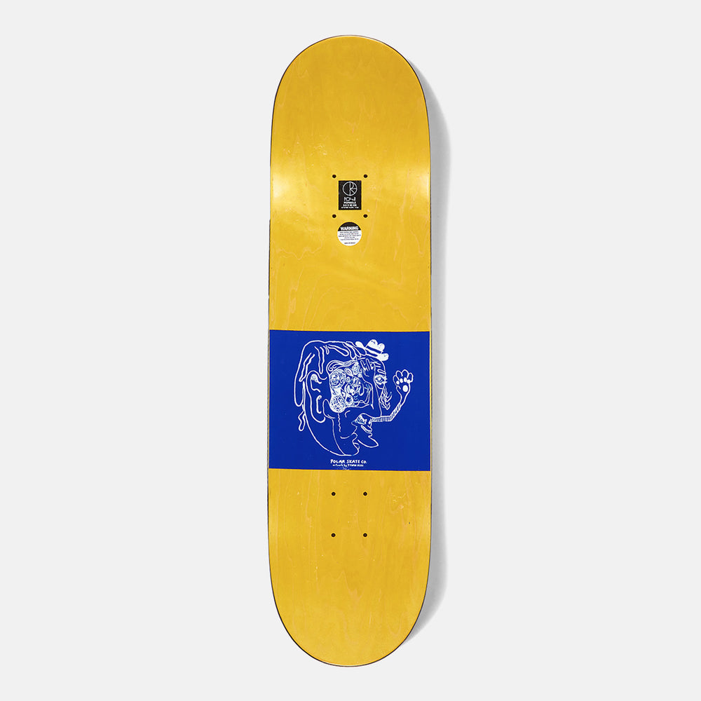 Polar Skate Co. - 8.25" Dane Brady Pigeons Skateboard Deck - Purple