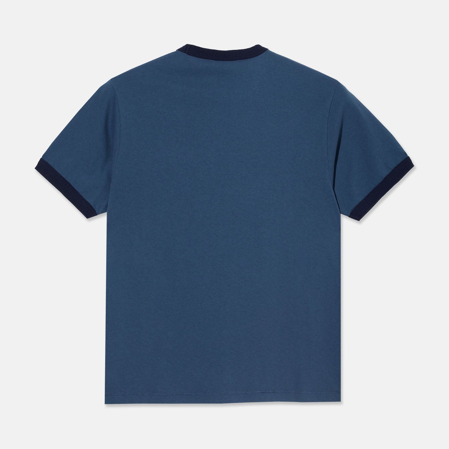 Polar Skate Co. - Ringer T-Shirt - Grey Blue / Dark Blue