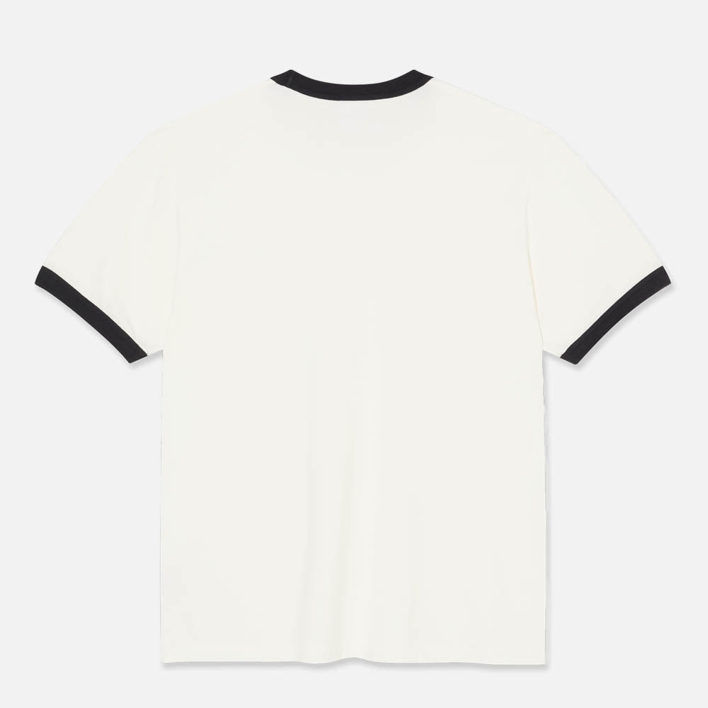 Polar Skate Co. - Ringer T-Shirt - Cloud White / Navy