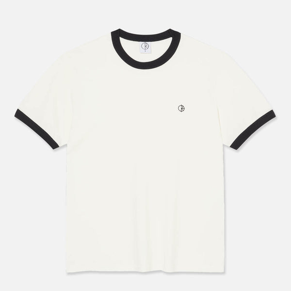 Polar Skate Co. - Ringer T-Shirt - Cloud White / Navy