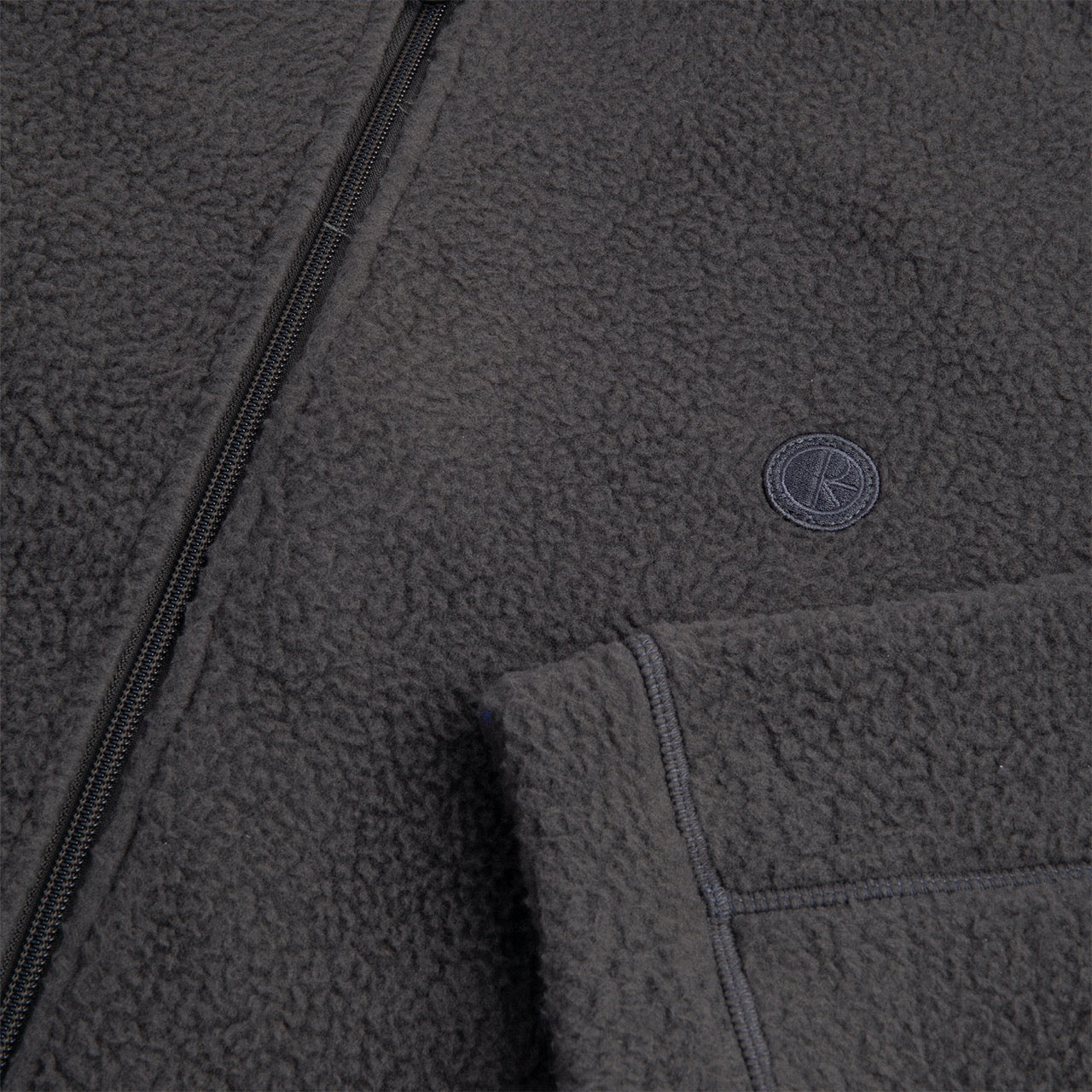 Polar Skate Co. - Roman Fleece Jacket - Dirty Black