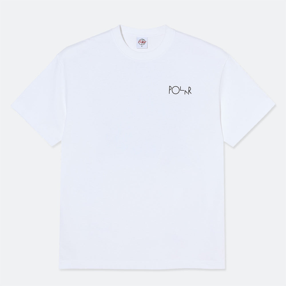 Polar Skate Co. - Märtas Roses Fill Logo T-Shirt - White