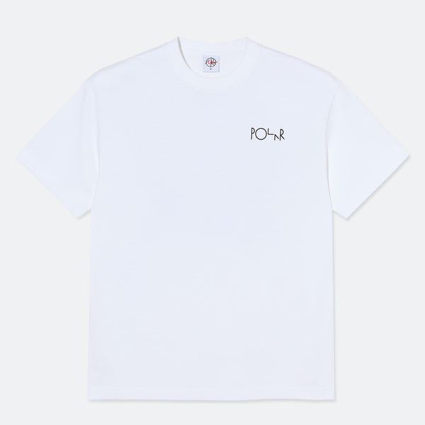 Polar Skate Co. - Märtas Roses Fill Logo T-Shirt - White
