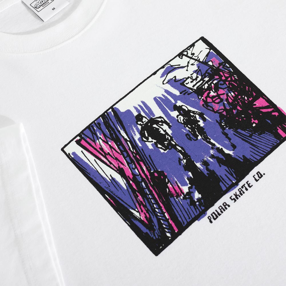Polar Skate Co. - Running T-Shirt - White