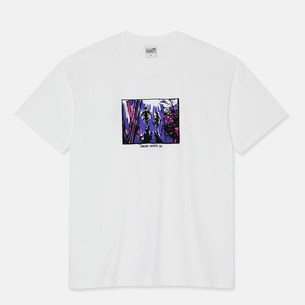 Polar Skate Co. - Running T-Shirt - White