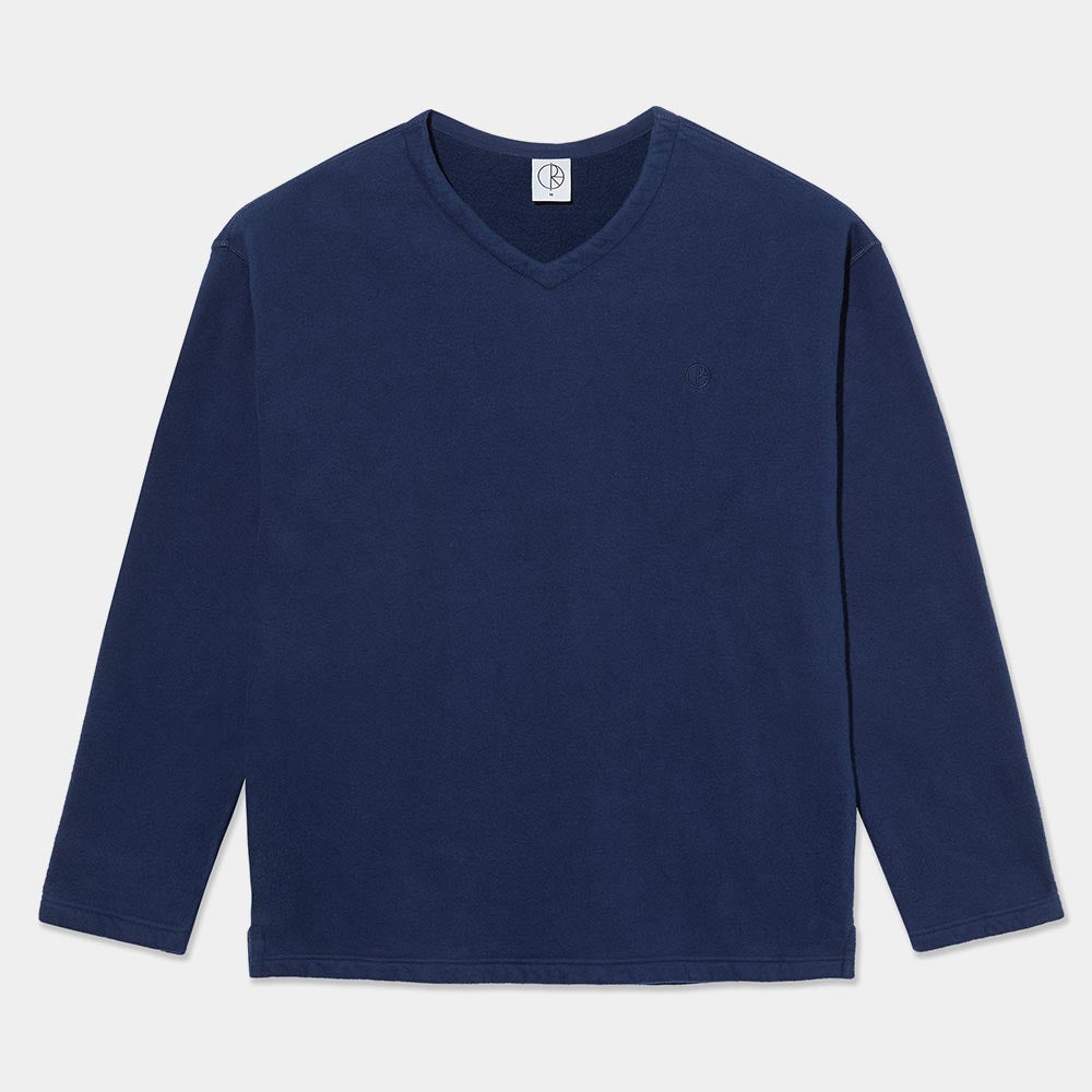 Polar Skate Co. - Scott V-Neck Sweatshirt - Dark Blue