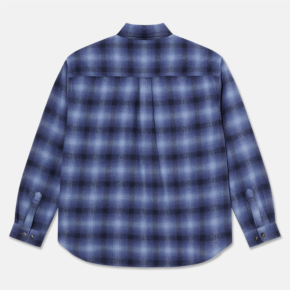 Polar Skate Co. - Mitchell Longsleeve Shirt - Blue Shadow Check