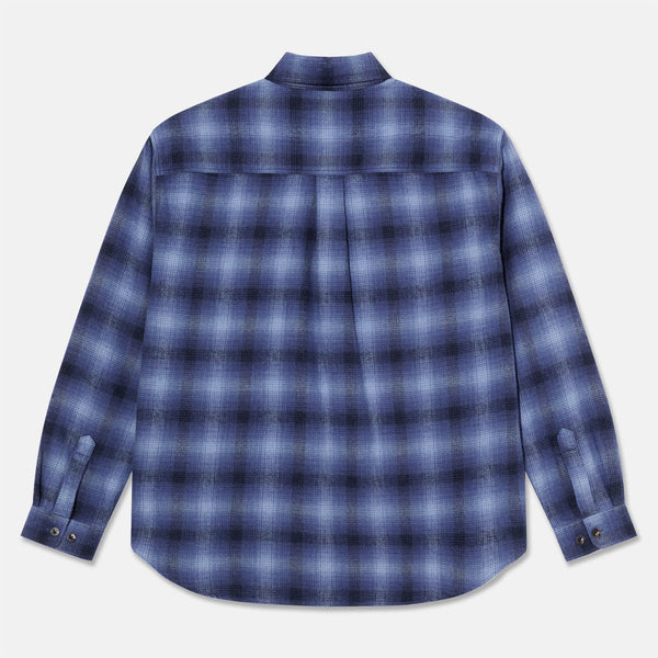 Polar Skate Co. - Mitchell Longsleeve Shirt - Blue Shadow Check