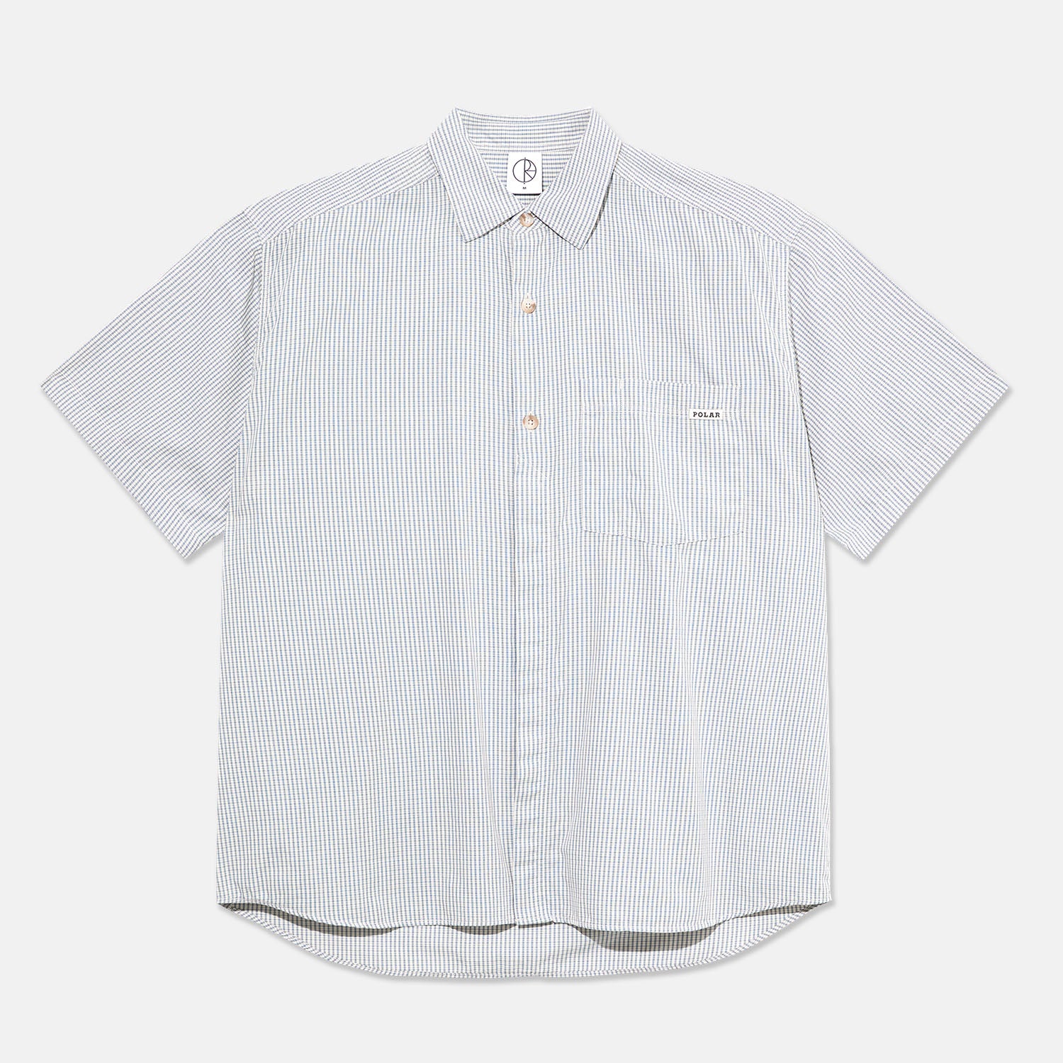 Polar Skate Co. - Mitch Short Sleeve Shirt - Blue Check