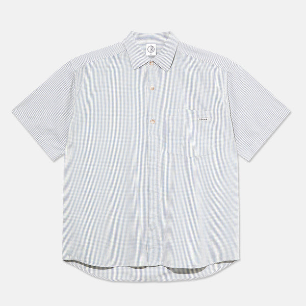 Polar Skate Co. - Mitch Short Sleeve Shirt - Blue Check