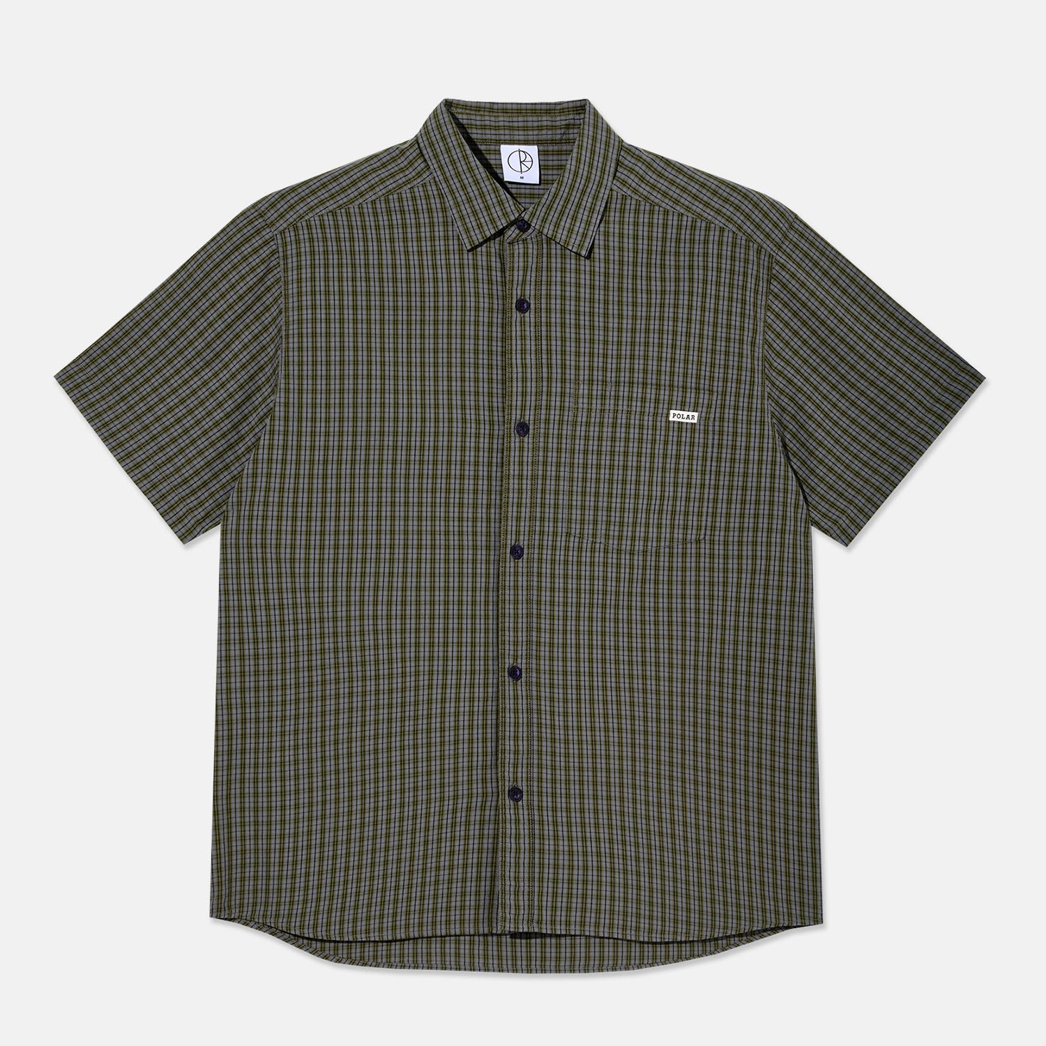 Polar Skate Co. - Mitchell Short Sleeve Shirt - Black / Green