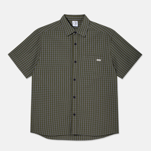 Polar Skate Co. - Mitchell Short Sleeve Shirt - Black / Green