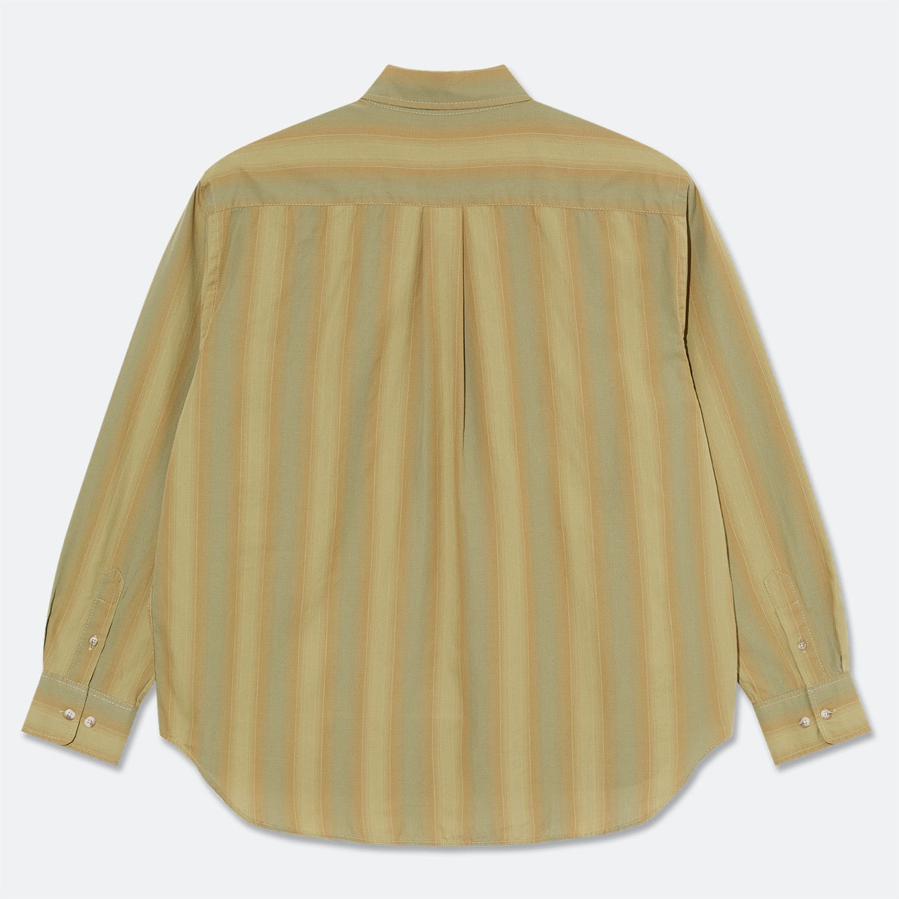 Polar Skate Co. - Ben Long Sleeve Shirt - Green Stripe