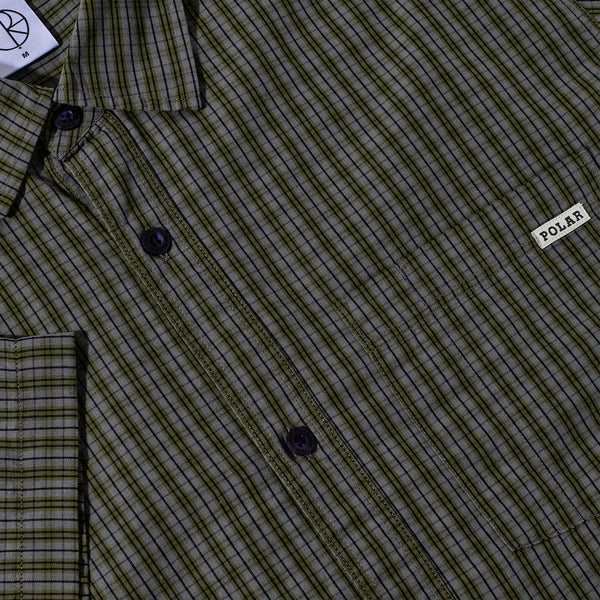 Polar Skate Co. - Mitchell Short Sleeve Shirt - Black / Green