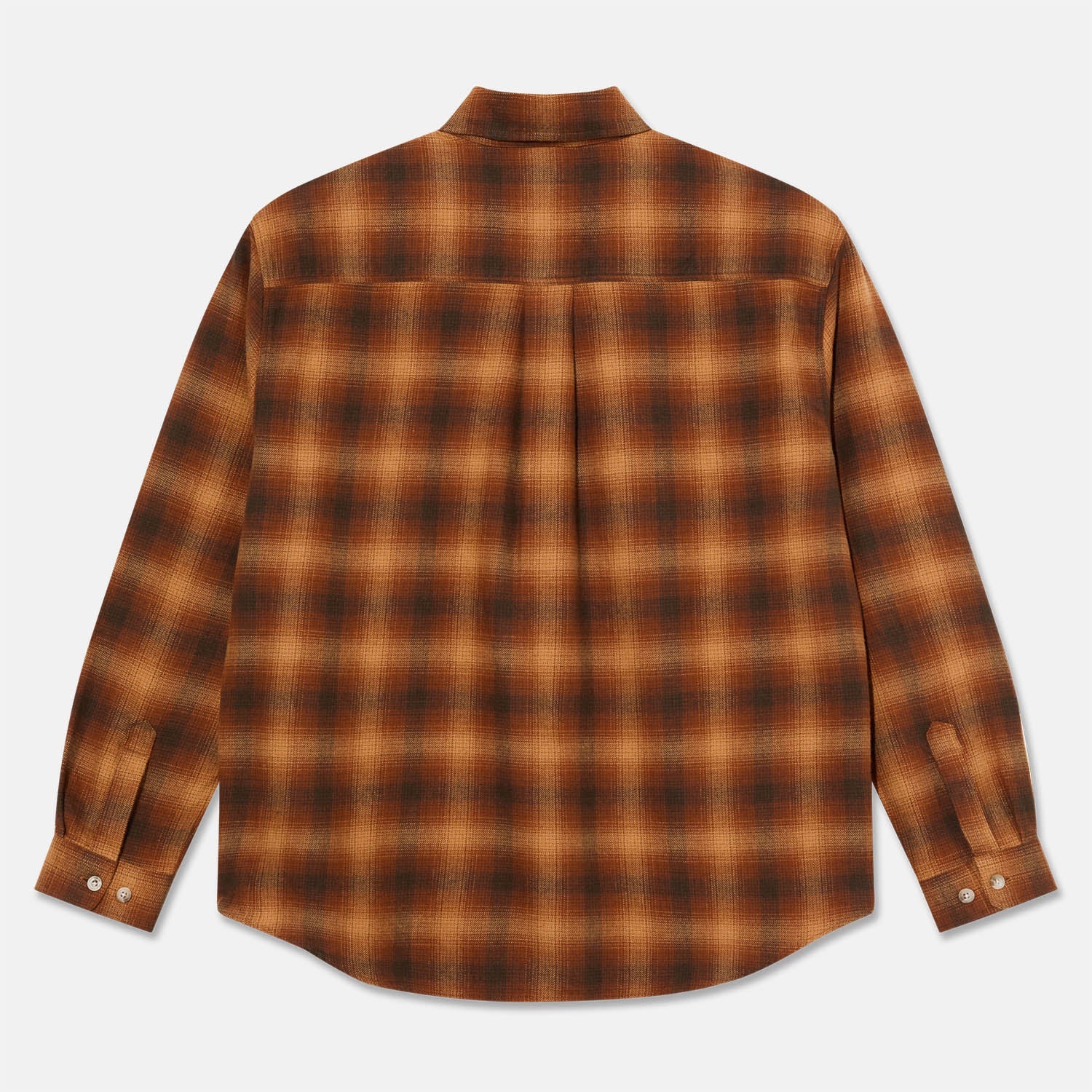 Polar Skate Co. - Mitchell Longsleeve Shirt - Caramel Shadow Check